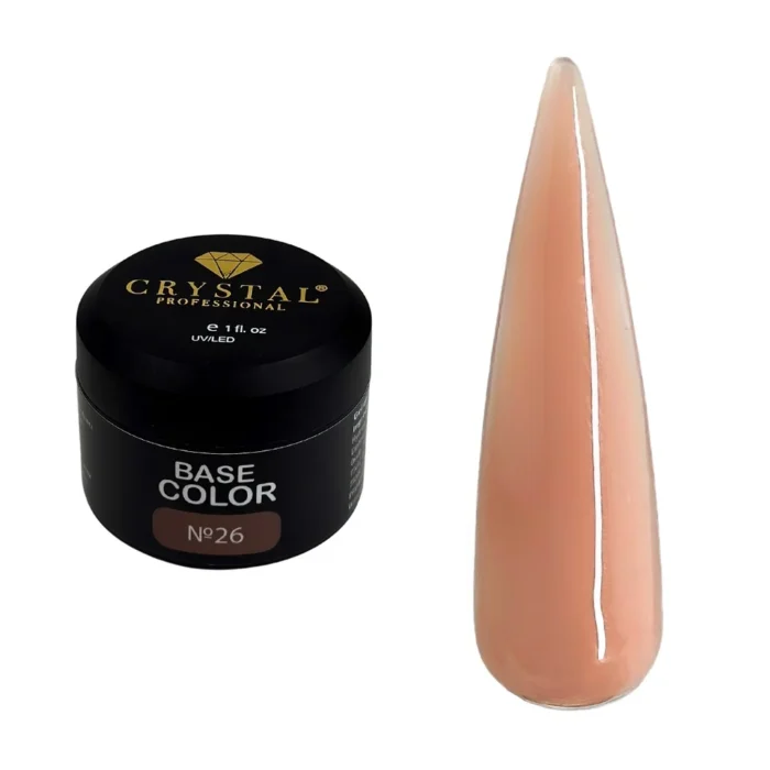 Base Color #26, 12 ml — niskokwasowa baza kamuflująca o naturalnym kryciu - obrazek 2