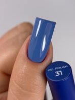 TOUCH Deep Pigment Gel Polish 31 – jeansowy lakier hybrydowy, 9 ml - obrazek 2