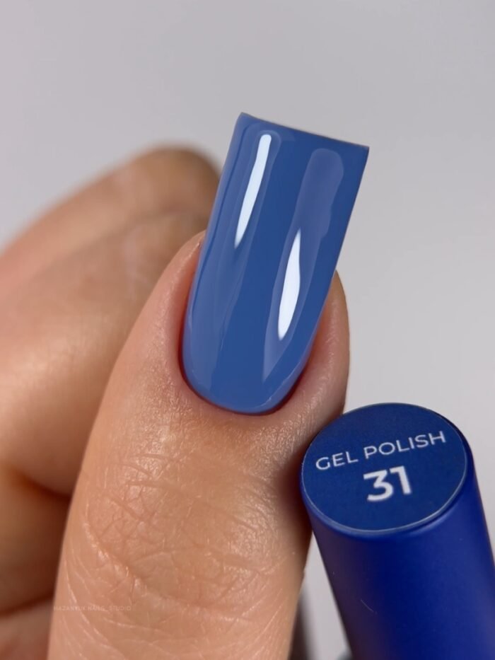 TOUCH Deep Pigment Gel Polish 31 – jeansowy lakier hybrydowy, 9 ml - obrazek 2