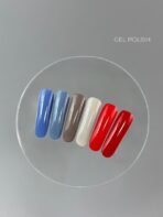 TOUCH Deep Pigment Gel Polish 34 – jasny szary lakier hybrydowy, 9 ml - obrazek 3