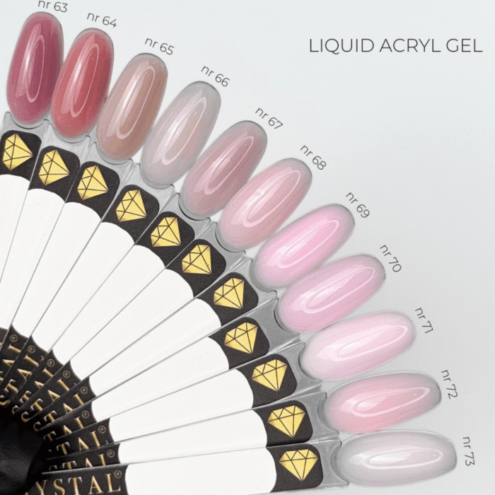 Liquid Acryl Gel №65 Crystal Professional – płynny żel akrylowy, 30 ml - obrazek 2