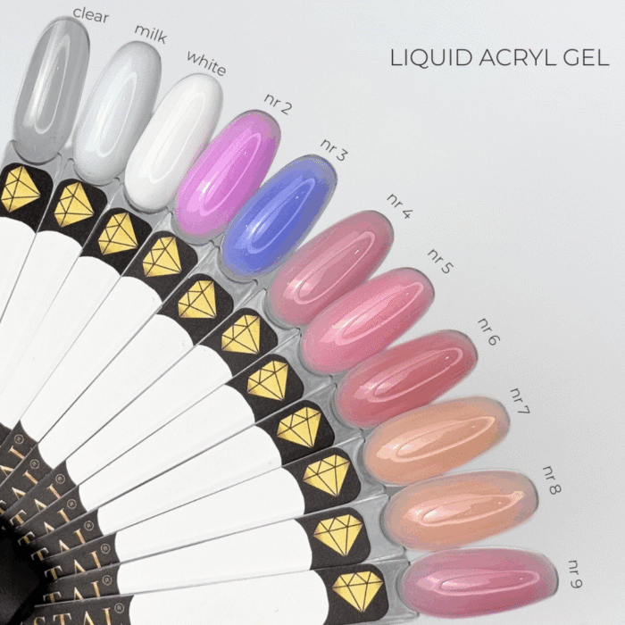 Liquid Acryl Gel №4 Crystal Professional – płynny żel akrylowy, 12 ml - obrazek 2