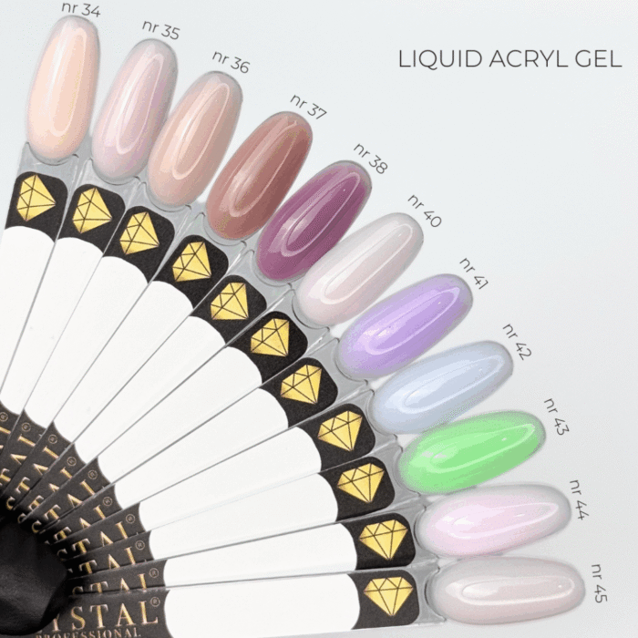 Liquid Acryl Gel №37 Crystal Professional – płynny żel akrylowy, 12 ml - obrazek 2