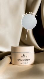 ATICA eXel 19 Milk Shine Shimmer – żel budujący premium 30 ml