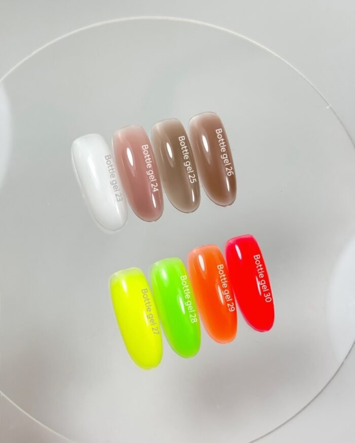 NAILSOFTHEDAY Bottle Gel 26 – karmelowy żel do wzmocnienia paznokci, 10 ml - obrazek 3