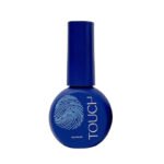 TOUCH gel polish 23 – ciemno-szary kryjący lakier hybrydowy 9 ml