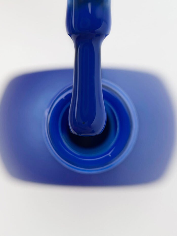 TOUCH gel polish 27 – granatowy kryjący lakier hybrydowy, 9 ml - obrazek 2