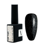 XNAIL Gold Light 0006 top hybrydowy z delikatnym złotym brokatem