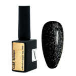 XNAIL Gold Intense 0008 top hybrydowy z intensywnym złotym brokatem