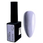 Lakier hybrydowy fioletowy Lotus Flower #1104 kolor na tipsie próbka