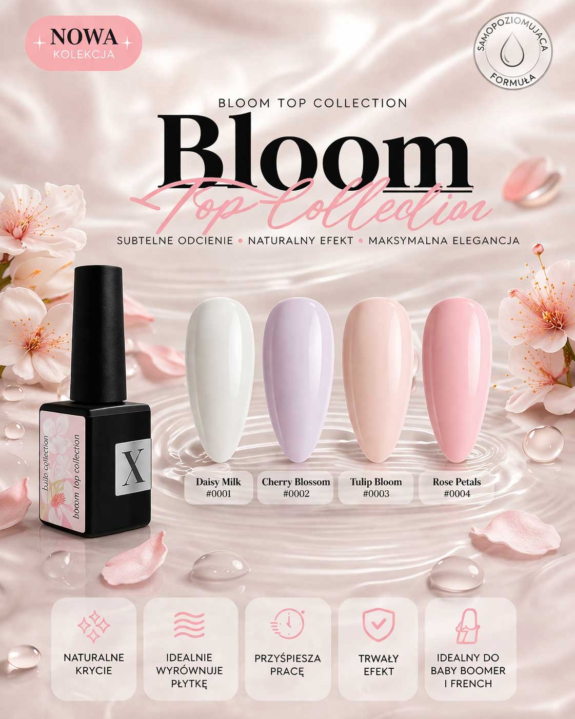 Nowa kolekcja Bloom – elegancja na paznokciach