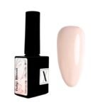 Top kamuflujący beżowy Tulip Bloom #0003 kolor na tipsie próbka