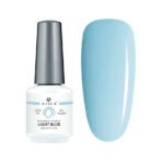 Lakier hybrydowy Atica Light Blue 8 ml – jasnoniebieski kolor do manicure hybrydowego