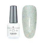 Lakier hybrydowy Atica Silver Wind 8 ml – srebrny kolor z efektem shimmer do manicure hybrydowego