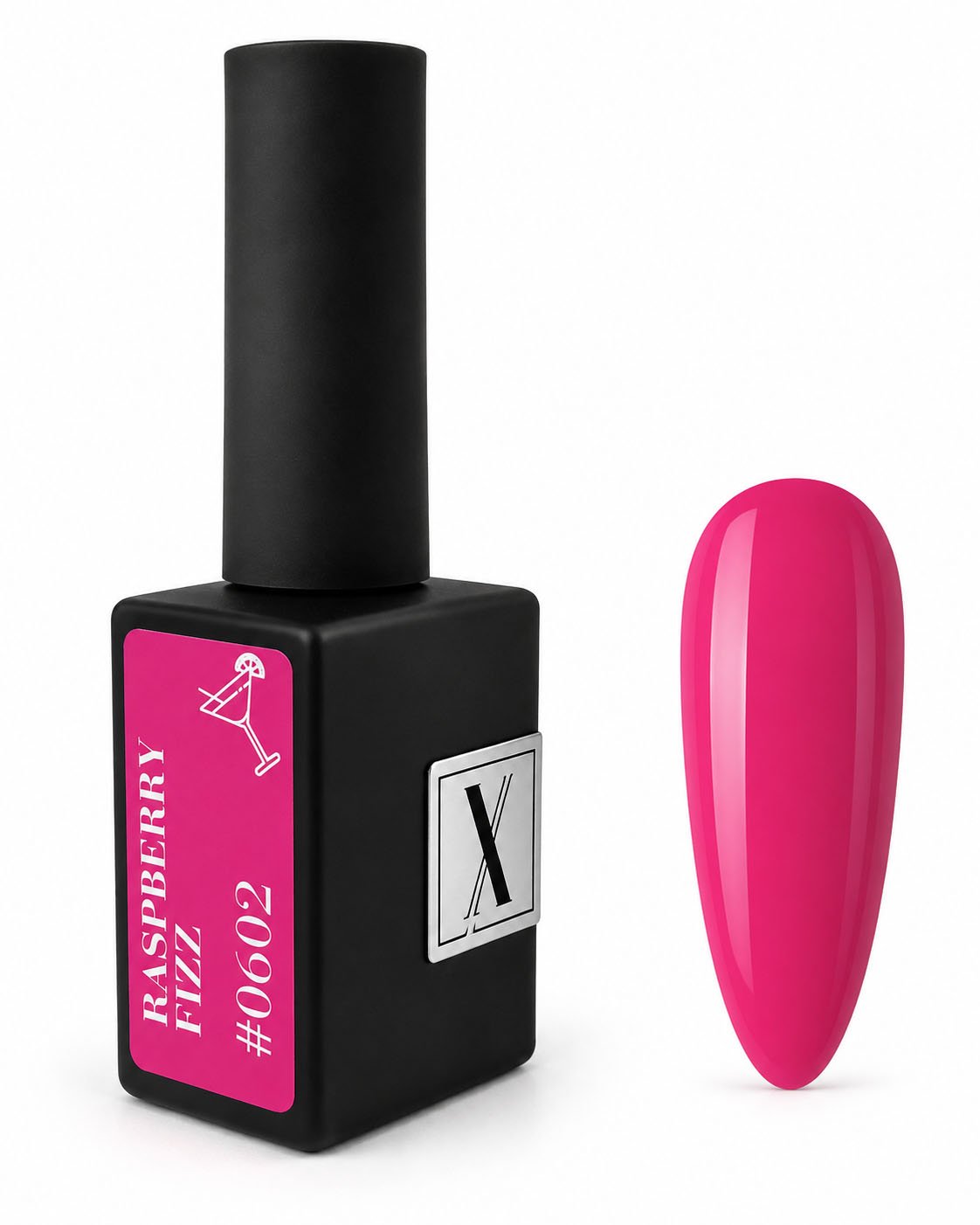 XNAIL Raspberry Fizz #0602 – lakier hybrydowy 10 ml XNAIL Raspberry Fizz #0602 lakier hybrydowy 10 ml – malinowy róż