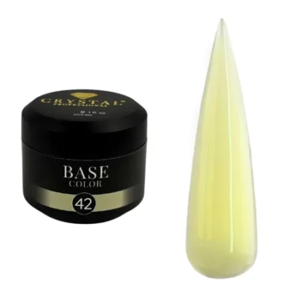 Base Color №42 15 ml – kolorowa baza hybrydowa do manicure
